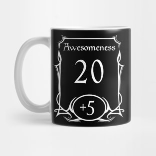 DnD Stat Awesomeness - White Mug